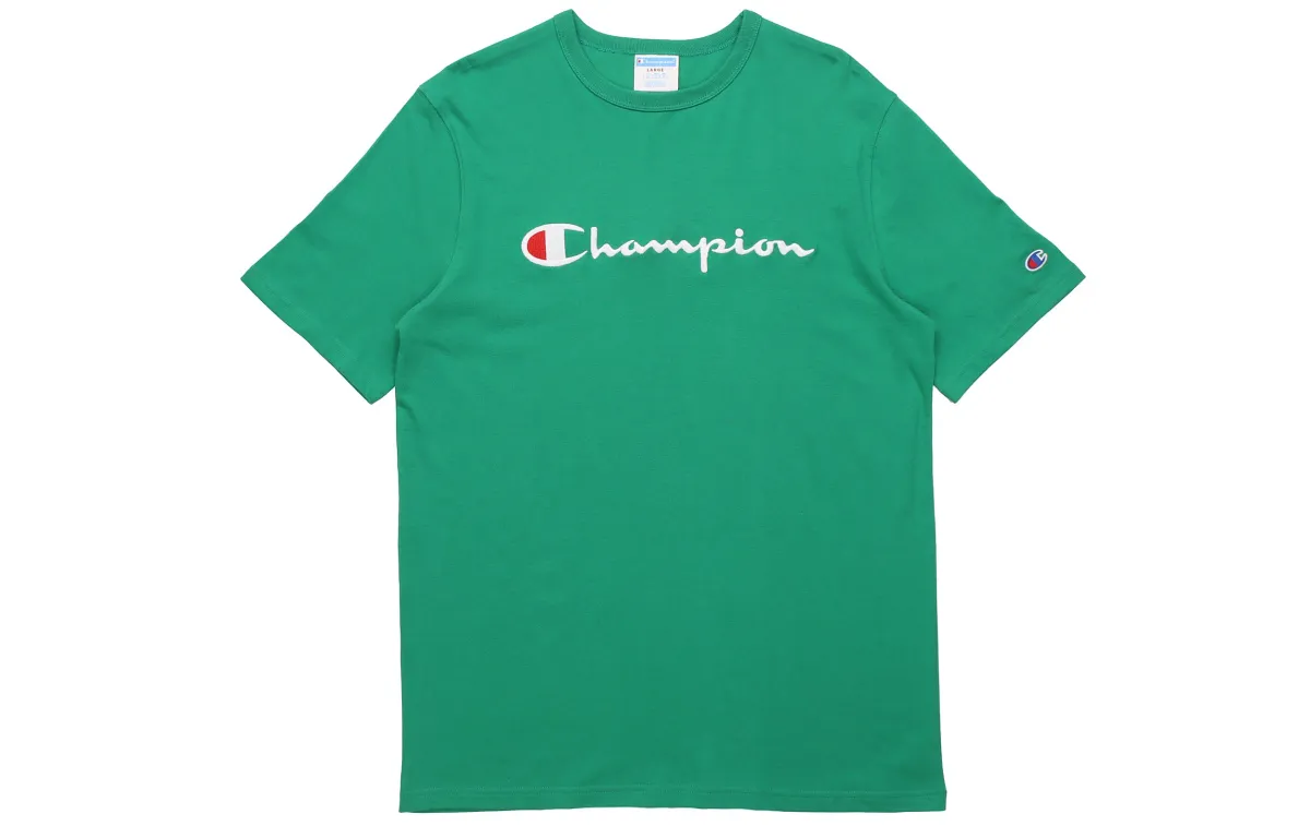 Champion Straight Fit T Shirt US Version Unisex Fruit Green