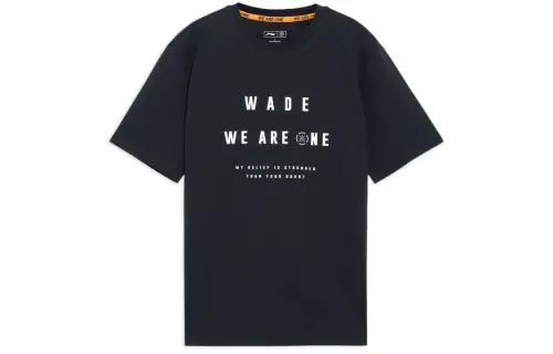 Li Ning Wade Collection T Shirts Men's Crew Neck Moderate Straight Fit
