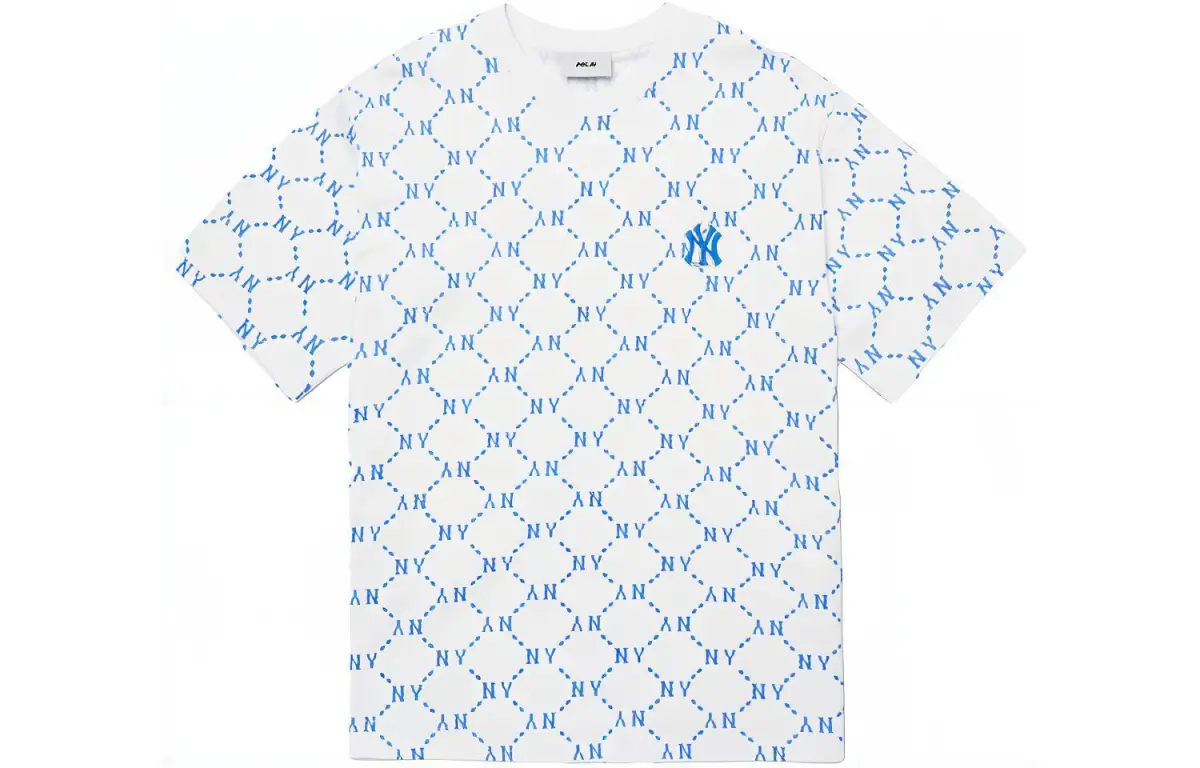 MLB T-Shirts Unisex White Crew Neck Moderate