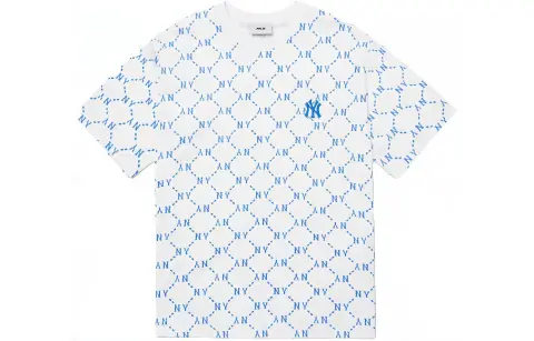 MLB T-Shirts Unisex White Crew Neck Moderate