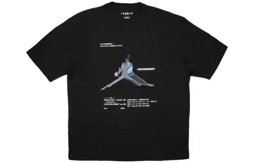 Jordan Raglan Sleeve T-Shirt Men's Black