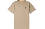 Timberland T Shirts Men's Light Mud Crew Neck Moderate Straight Fit