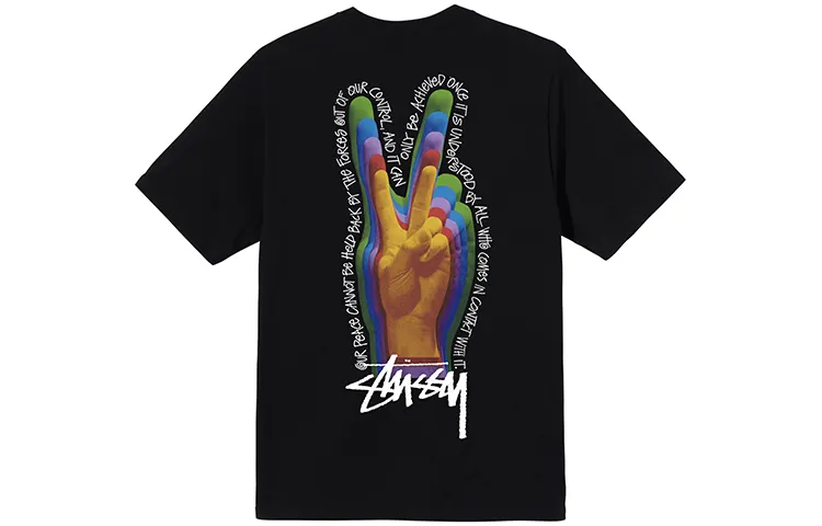 Stussy Peace Sign T shirt