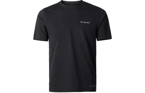 Columbia T-Shirts Unisex Black Crew Neck Moderate