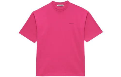Balenciaga T Shirts Unisex Crew Neck Moderate Straight Fit