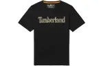 Timberland T Shirts Men's Black Crew Neck Moderate Straight Fit