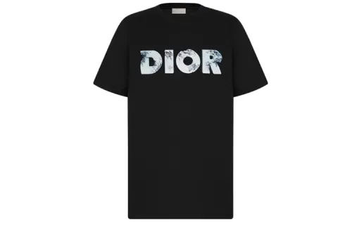 DIOR Quarterly New Products T Shirts Men's Crew Neck Moderate Straight Fit