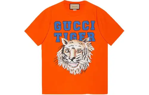 GUCCI SS22 T Shirt Men's Orange