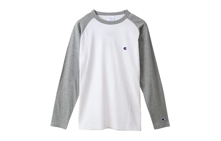 Champion T Shirt Japan Version Unisex White Light Gray Color