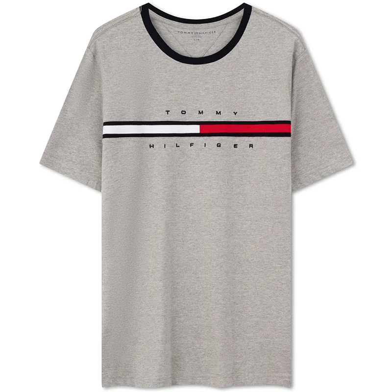 Tommy Hilfiger T-Shirts Men's Crew Neck Moderate