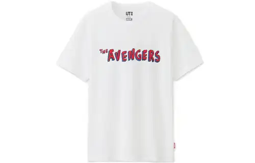 UNIQLO x Jason Polan Letter Print T Shirt Unisex White