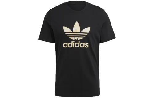 Adidas Originals CAMO INFILL TREFOIL T Shirt Men's Black