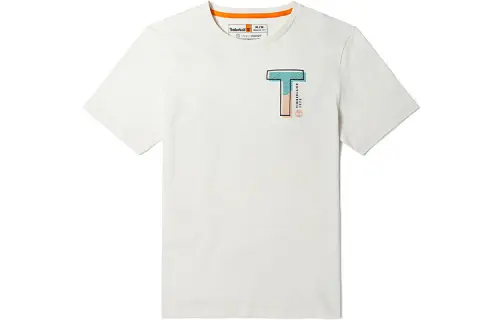 Timberland T Shirt Men's Vintage White