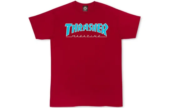 Thrasher T Shirt US Version Unisex Red