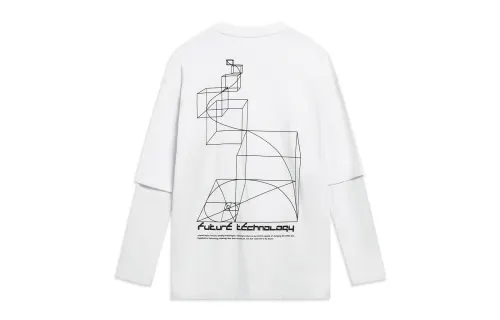 Li Ning CF Tracing T Shirt Unisex Standard White