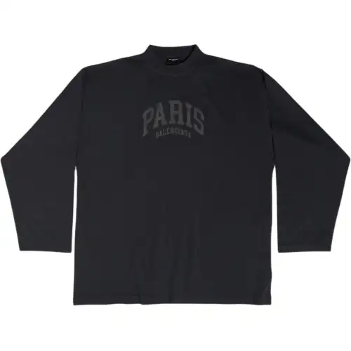 Balenciaga T Shirt, Loose Fit Men's Black