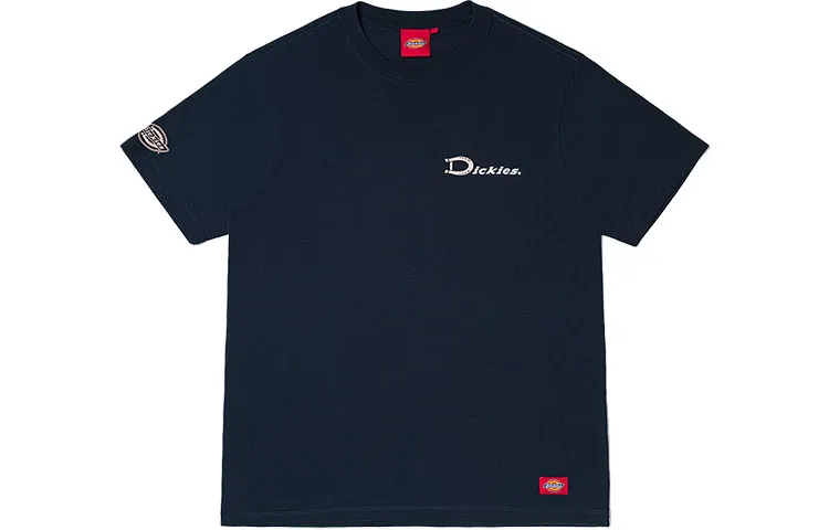 Dickies Straight Fit T Shirt Unisex Dark Marine Blue