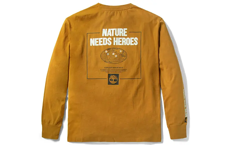 Timberland T Shirts Men's Wheat Crew Neck Moderate