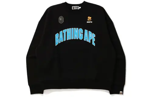 Bape Busy Works College Loose Fit Crewneck