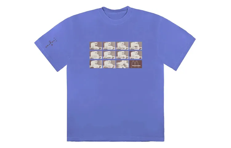 Travis Scott X McDonald's Menu Mono Logo Iii T Shirt