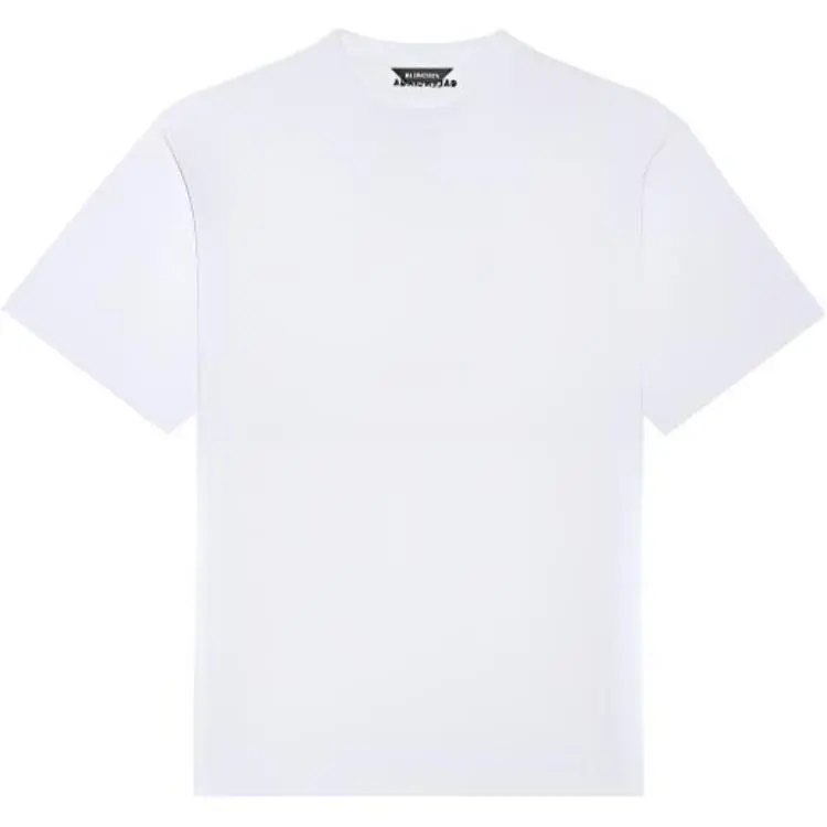 Balenciaga T Shirt Men's Regular Fit White