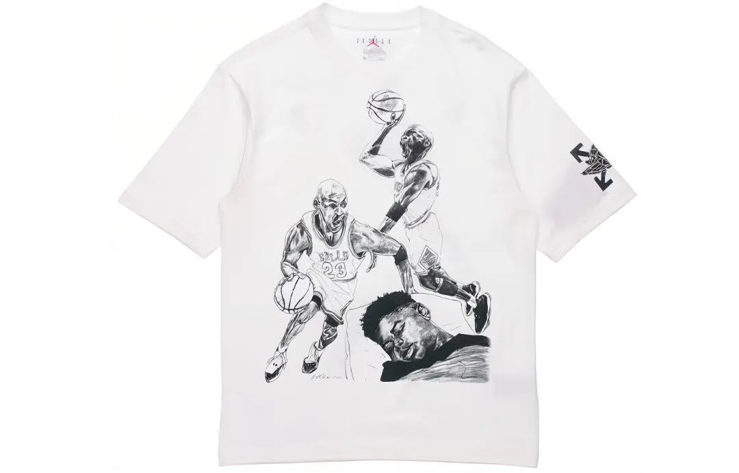 OFF WHITE X Jordan Mj T Shirt Asia Sizing