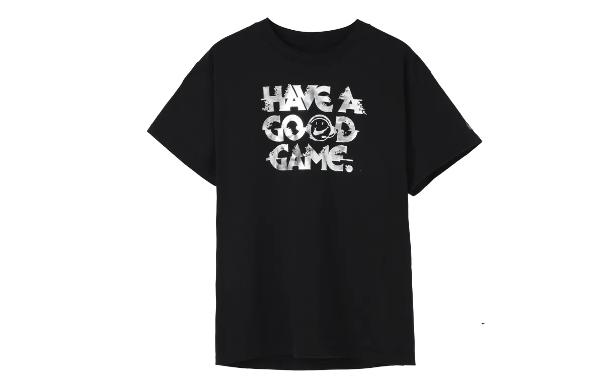Nike T-Shirts Men's Black Crew Neck Moderate Straight Fit