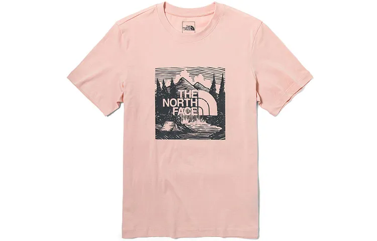 THE NORTH FACE SS22 T Shirt Unisex Pink