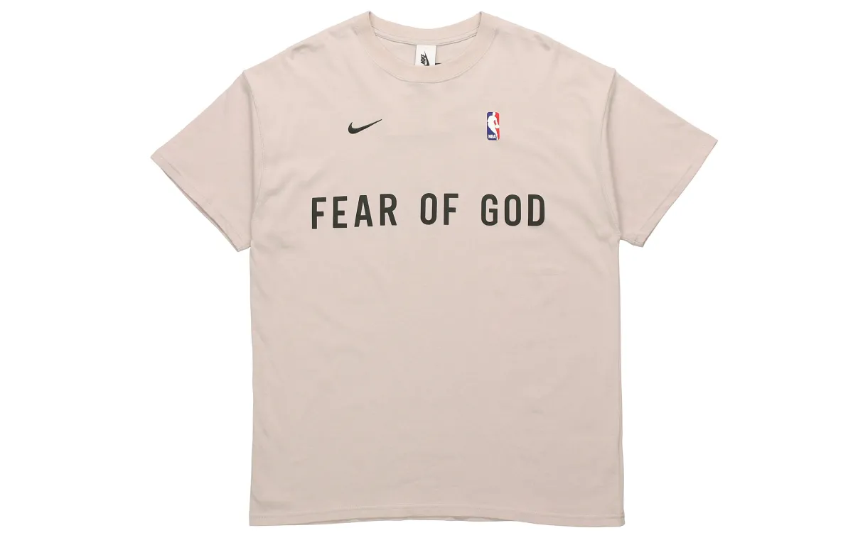 Nike x Fear Of God X NBA T Shirt Men's Oat