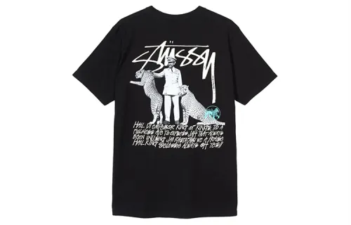 Stussy T Shirts Unisex Crew Neck Moderate Straight Fit