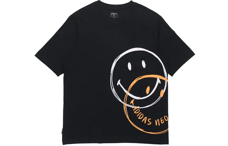 Adidas Neo Drop Shoulder Sleeve T-Shirt Men's Black
