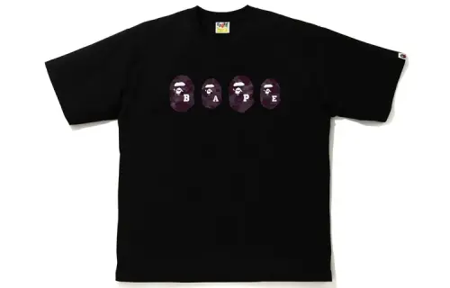Bape Color Camo Ape Head Relaxed Tee