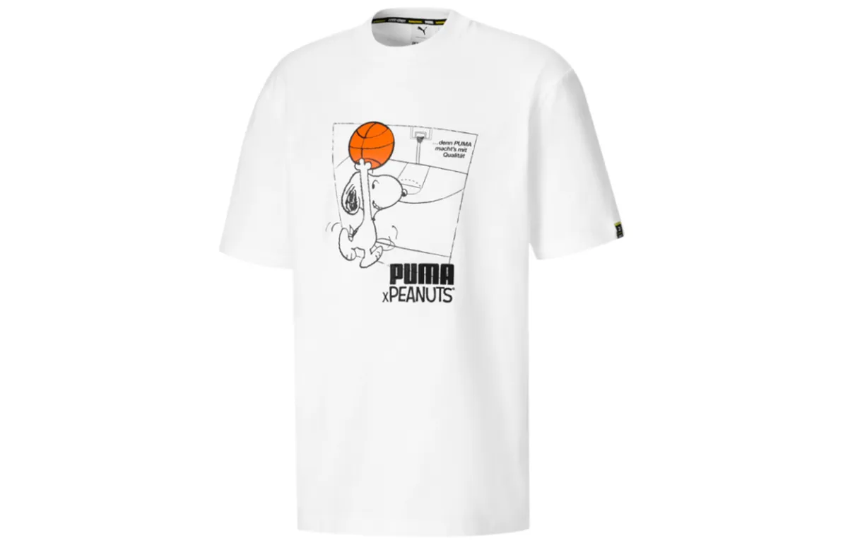 PUMA x Peanuts T Shirt Men's White