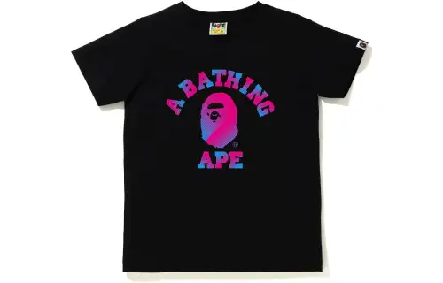 A BATHING APE T Shirts Men's Crew Neck Moderate Straight Fit