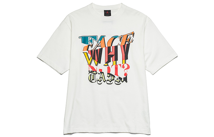 Jordan x FACETASM T Shirt Asia Version Men's White