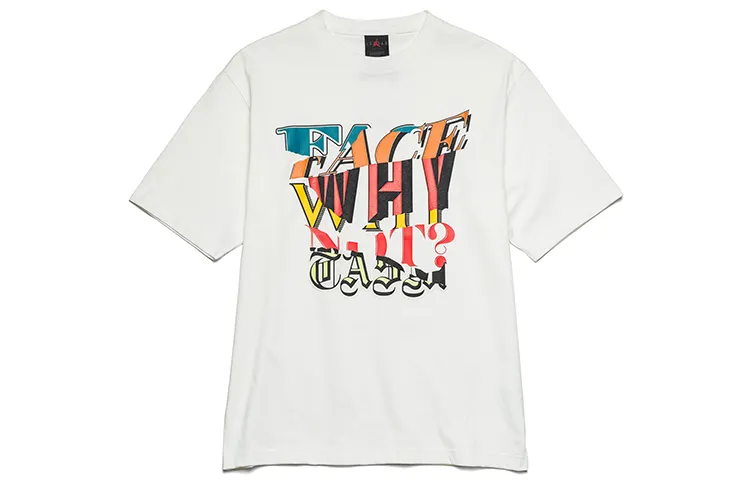 Jordan x FACETASM T Shirt Asia Version Men's White