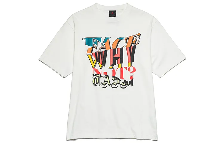 Jordan x FACETASM T Shirt Asia Version Men's White