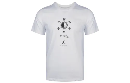 Jordan T Shirts Men's Crew Neck Moderate Straight Fit