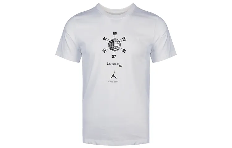 Jordan T-Shirts Men's Crew Neck Moderate Straight Fit