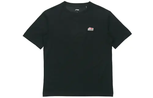 Li Ning Sports Fashion Collection T Shirts Men's Crew Neck Moderate Straight Fit
