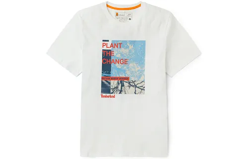 Timberland Set in Sleeve T Shirt Men's White