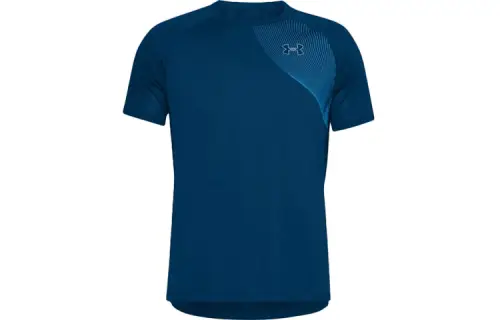 Under Armour Straight Fit T Shirt Men's Graphite Blue