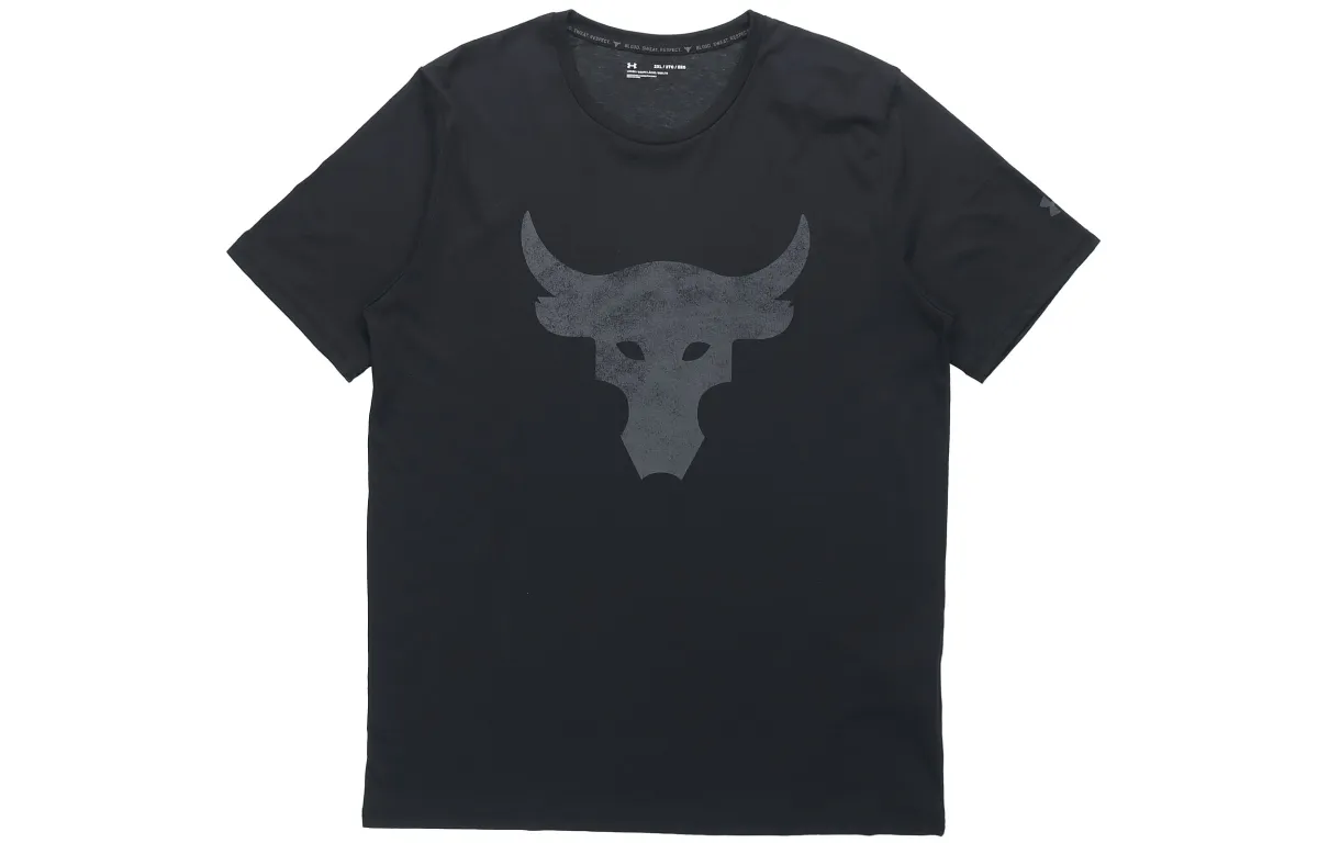Under Armour Project Rock T Shirt Men's Black