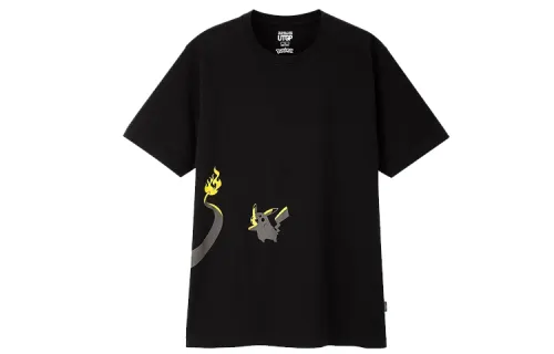 UNIQLO x Pokémon , T Shirt Unisex Black