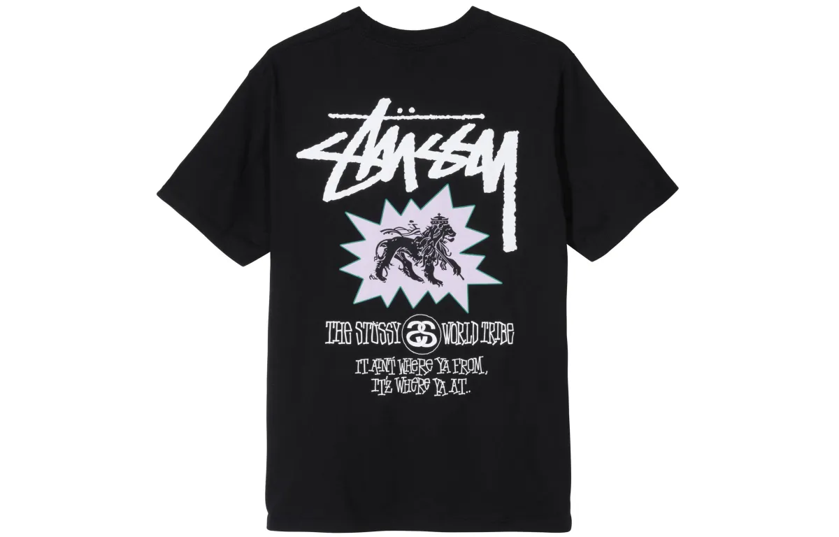 Stussy T-Shirts Unisex Crew Neck Moderate