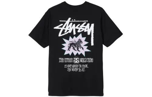 Stussy T Shirts Unisex Crew Neck Moderate Straight Fit