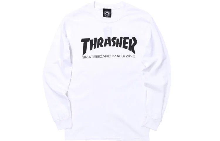 Thrasher T Shirts Unisex Crew Neck Moderate Heavyweight