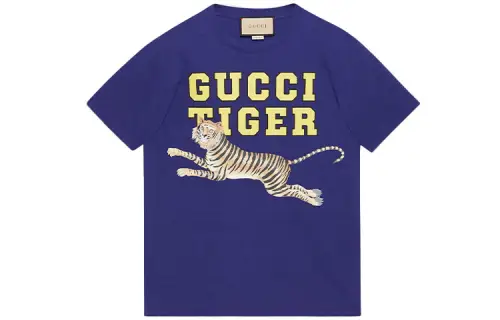 GUCCI Chinese New Year SS22 T Shirt Men's Blue