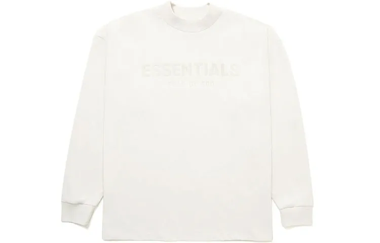 Fear Of God Essentials T Shirt Unisex Beige Gray