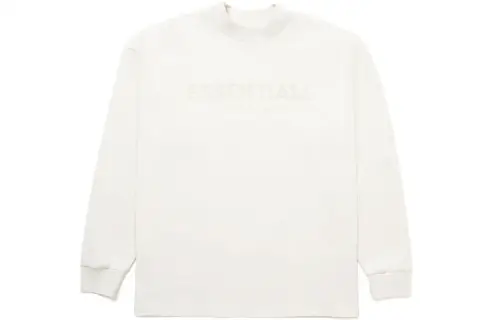Fear Of God Essentials T Shirt Unisex Beige Gray